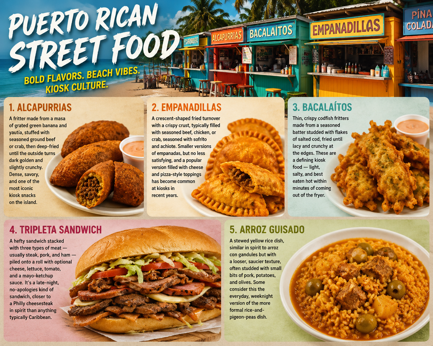 Popular Puerto Rican Street Food