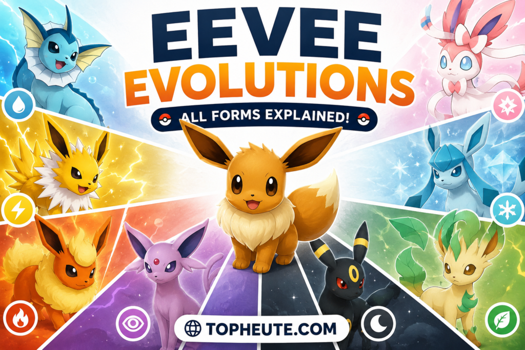 eevee evolutions