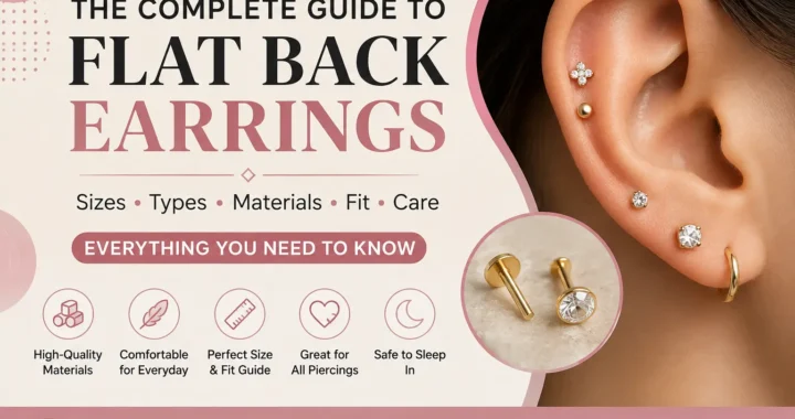 flat back earrings